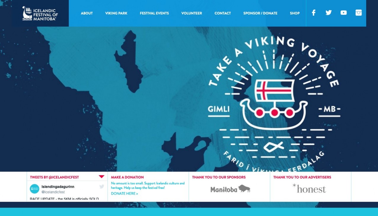"Icelandic Festival of Manitoba" Project Main Screenshot