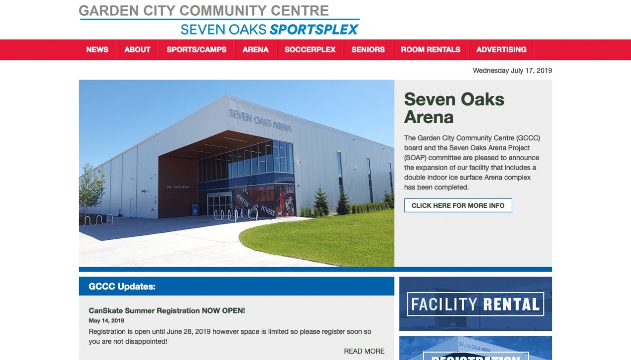 "Garden City Community Centre" Project Main Screenshot