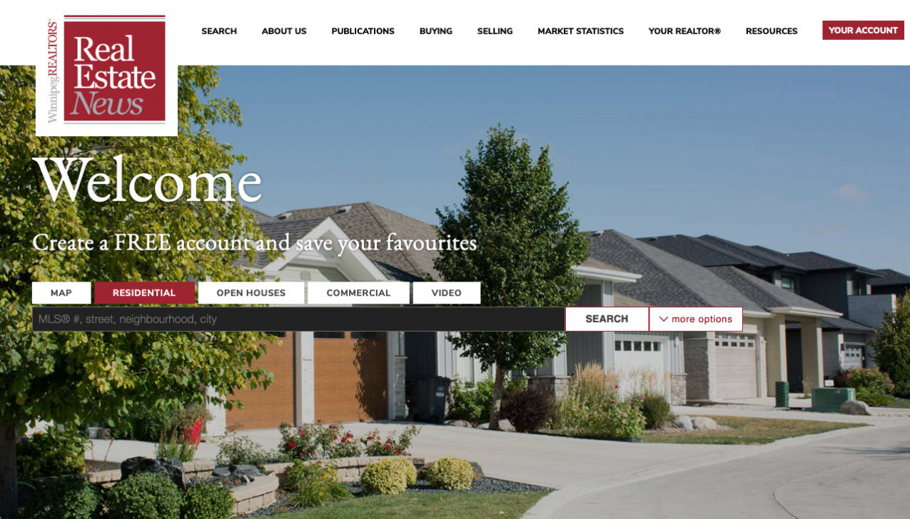 "Winnipeg Real Estate News" Project Main Screenshot